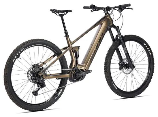 VTT Électrique Tout-Suspendu Sunn Charger S2 Shimano Deore XT 11V 625 Wh 29'' Beige JARDINS LOISIRS