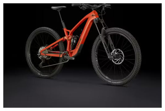 VTT Électrique Tout-Suspendu Trek Fuel EXe 9.7 Shimano SLX/XT 12V 360 Wh 29'' Rouge JARDINS LOISIRS