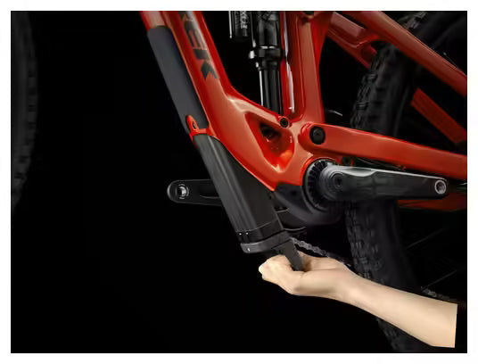 VTT Électrique Tout-Suspendu Trek Fuel EXe 9.7 Shimano SLX/XT 12V 360 Wh 29'' Rouge JARDINS LOISIRS