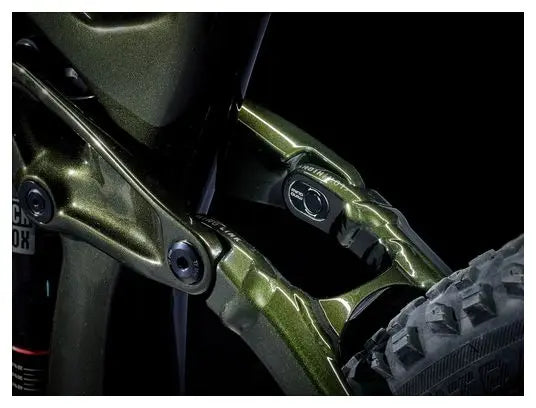 VTT Électrique Tout-Suspendu Trek Rail 9.5 Shimano Deore 12V 750 Wh 29'' Vert Olive Gén 4 JARDINS LOISIRS