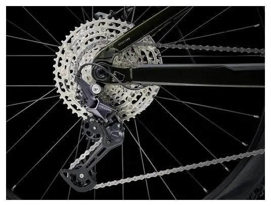 VTT Électrique Tout-Suspendu Trek Rail 9.5 Shimano Deore 12V 750 Wh 29'' Vert Olive Gén 4 JARDINS LOISIRS