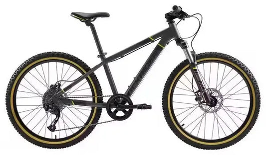 VTT Enfant Rockrider ST 920 24'' 9-12 ans Gris JARDINS LOISIRS