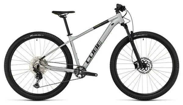 VTT Semi-Rigide Cube Attention SLX Shimano Deore/XT 12V 29'' Argent Gris JARDINS LOISIRS