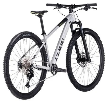 VTT Semi-Rigide Cube Attention SLX Shimano Deore/XT 12V 29'' Argent Gris JARDINS LOISIRS
