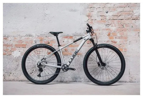 VTT Semi-Rigide Cube Attention SLX Shimano Deore/XT 12V 29'' Argent Gris JARDINS LOISIRS