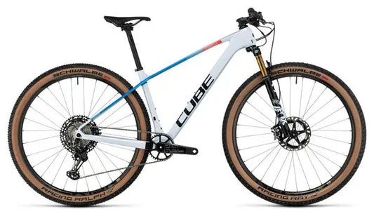 VTT Semi-Rigide Cube Elite C:68X SLX Shimano XTR 12V 29'' Gris Bleu Teamline JARDINS LOISIRS