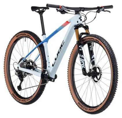 VTT Semi-Rigide Cube Elite C:68X SLX Shimano XTR 12V 29'' Gris Bleu Teamline JARDINS LOISIRS