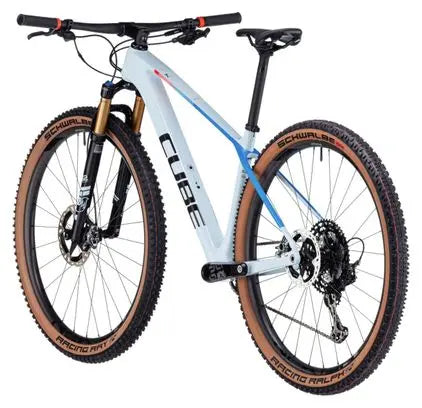 VTT Semi-Rigide Cube Elite C:68X SLX Shimano XTR 12V 29'' Gris Bleu Teamline JARDINS LOISIRS