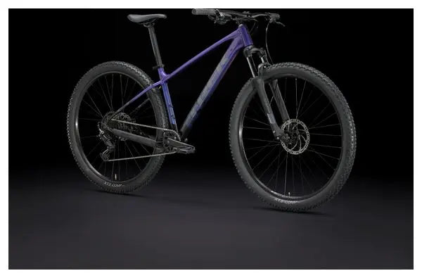 VTT Semi Rigide Trek Marlin 5 Shimano Cues 9V 29'' Violet Noir Gén. 3 JARDINS LOISIRS