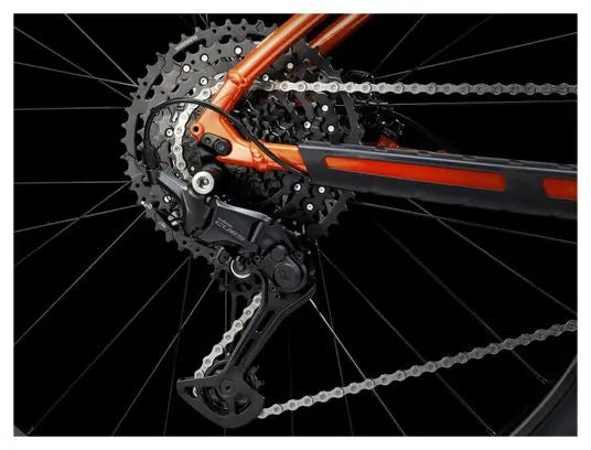 VTT Semi-Rigide Trek Marlin 6 Shimano Cues 10V 29'' Rouge Lave Gén 3 JARDINS LOISIRS