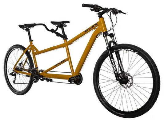 VTT Tandem Semi-Rigide Fluide MicroShift Mezzo 3x10V 29'' Jaune Sable JARDINS LOISIRS
