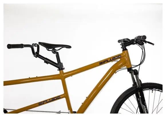 VTT Tandem Semi-Rigide Fluide MicroShift Mezzo 3x10V 29'' Jaune Sable JARDINS LOISIRS