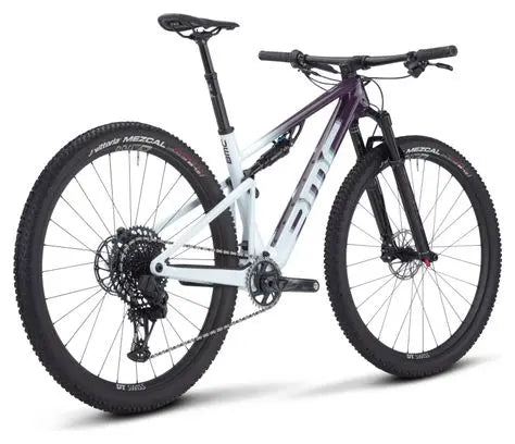 VTT Tout-Suspendu BMC Fourstroke One Sram GX Eagle AXS 12V 29'' Violet Deep Blanc JARDINS LOISIRS