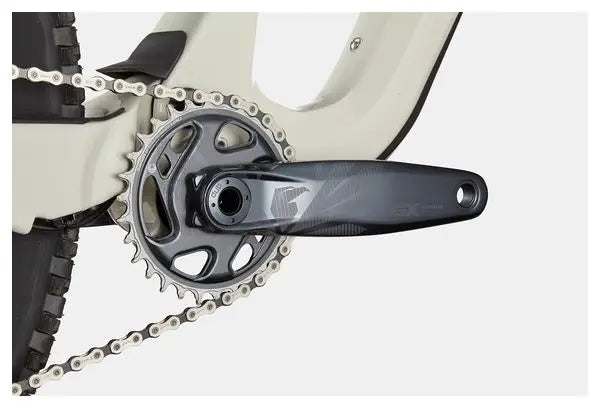 VTT Tout Suspendu Cannondale Habit Carbon LT 1 Sram GX Eagle 12V 29'' Blanc JARDINS LOISIRS