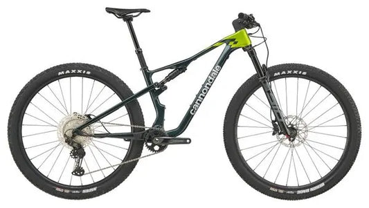 VTT Tout-Suspendu Cannondale Scalpel 3 Carbon 29'' Shimano Deore/XT 12V Gris/Vert JARDINS LOISIRS
