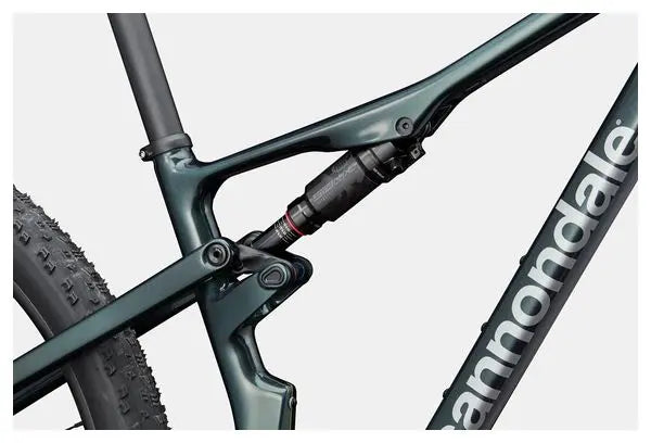 VTT Tout-Suspendu Cannondale Scalpel 3 Carbon 29'' Shimano Deore/XT 12V Gris/Vert JARDINS LOISIRS