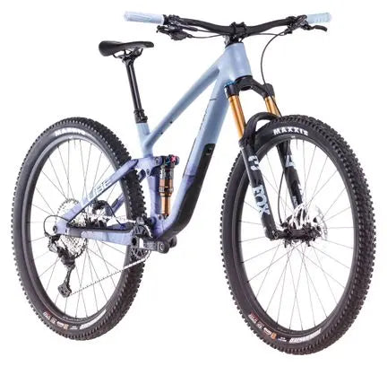 VTT Tout-Suspendu Cube Stereo One44 C:62 Race Shimano Deore XT 12V 29'' Bleu Pigeon Art 2025 JARDINS LOISIRS