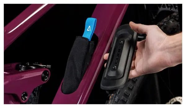 VTT Tout-Suspendu Cube Stereo One44 C:68X SLX Sram GX Eagle AXS 12V 29'' Rose Rouge Wine 2024 JARDINS LOISIRS