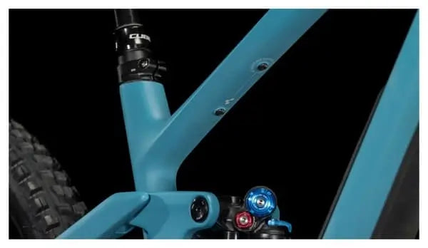 VTT Tout-Suspendu Cube Stereo One55 C:62 SLX Shimano XT 12V 29'' Bleu Bondi JARDINS LOISIRS