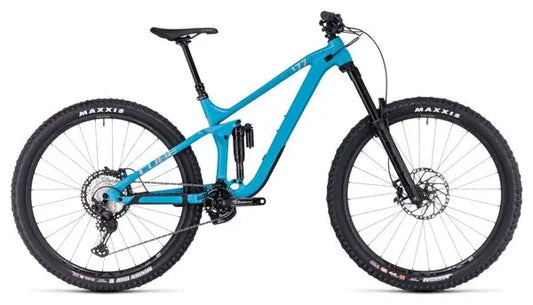 VTT Tout-Suspendu Cube Stereo One77 Race Shimano XT 12V 29'' Bleu Bondi JARDINS LOISIRS