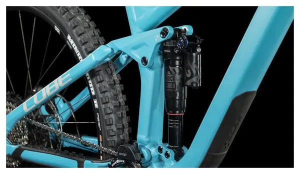 VTT Tout-Suspendu Cube Stereo One77 Race Shimano XT 12V 29'' Bleu Bondi JARDINS LOISIRS