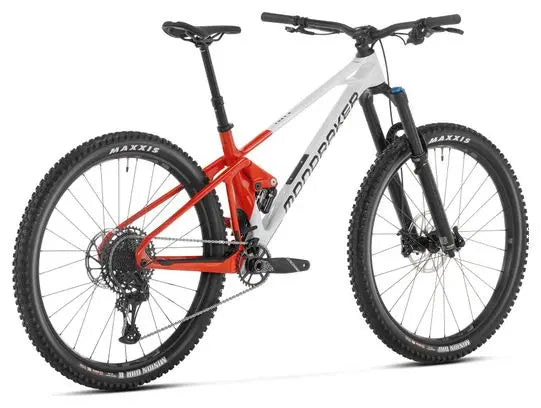VTT Tout-Suspendu Mondraker Foxy Carbon R Sram NX Eagle 12V 29'' Blanc Rouge 2024 JARDINS LOISIRS