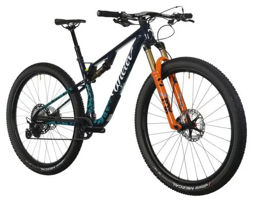 VTT Tout-Suspendu Wilier Triestina Urta Max SLR Shimano Deore XT 12V 29'' Bleu Turquoise Wilier MTB Factory Team 2024 JARDINS LOISIRS