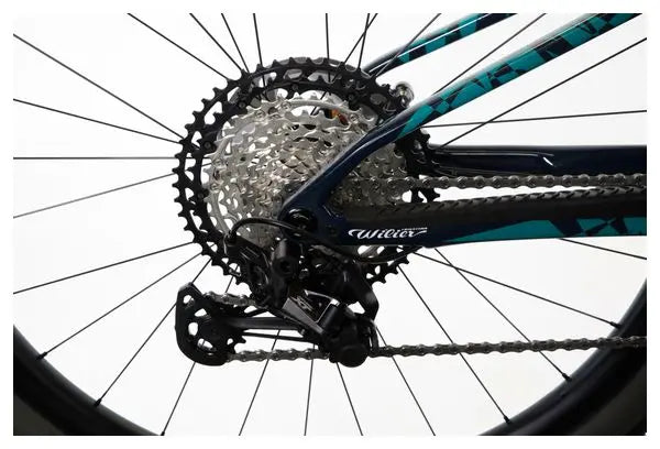 VTT Tout-Suspendu Wilier Triestina Urta Max SLR Shimano Deore XT 12V 29'' Bleu Turquoise Wilier MTB Factory Team 2024 JARDINS LOISIRS