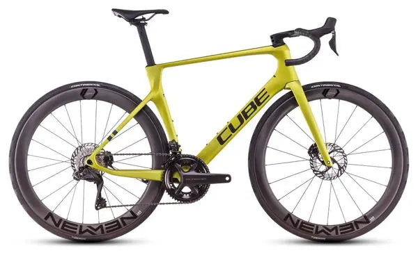 Vélo Cube  Agree C:62 Race flashlime´n´black 2025 JARDINS LOISIRS
