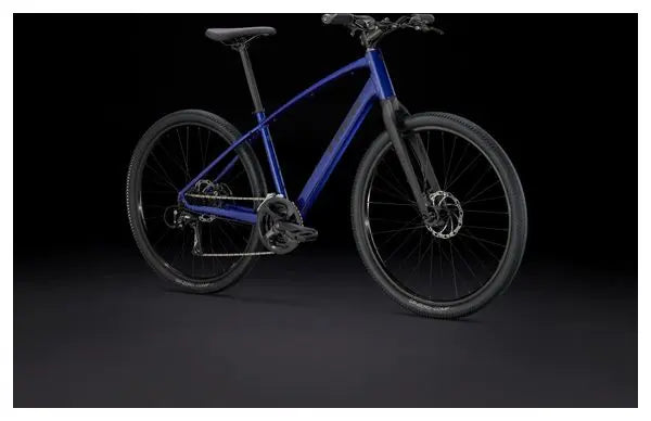 Vélo Fitness Trek Dual Sport 1 Shimano Tourney/Acera 8V 27.5'' Bleu Gén. 5 JARDINS LOISIRS