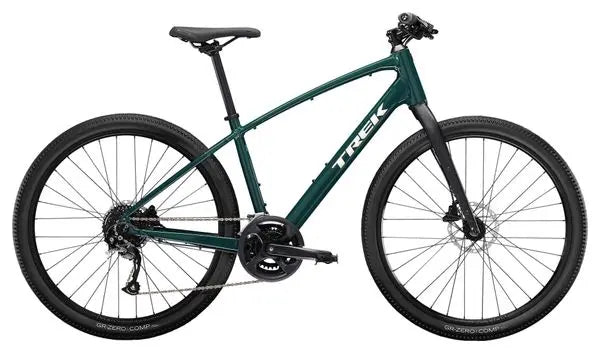 Vélo Fitness Trek Dual Sport 2 Shimano Acera / Altus 9V 650mm Vert Foncé JARDINS LOISIRS