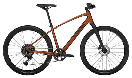 Vélo Fitness Trek Dual Sport 3 Shimano CUES 10V 27.5'' Marron Gén 5 JARDINS LOISIRS