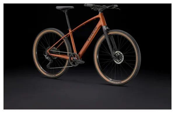 Vélo Fitness Trek Dual Sport 3 Shimano CUES 10V 27.5'' Marron Gén 5 JARDINS LOISIRS