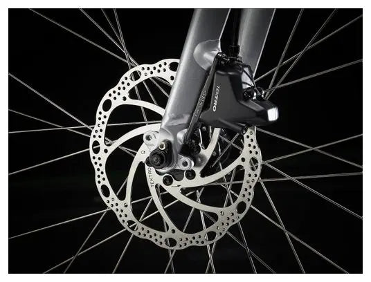 Vélo Fitness Trek FX 2 Disc Shimano Acera/Altus 9V 700 mm Gris Quicksilver JARDINS LOISIRS