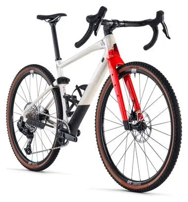Vélo de Gravel BMC URS 01 Four Sram Rival eTap AXS/GX Eagle 12V 700 mm Blanc Pearl JARDINS LOISIRS