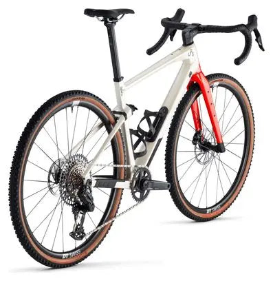 Vélo de Gravel BMC URS 01 Four Sram Rival eTap AXS/GX Eagle 12V 700 mm Blanc Pearl JARDINS LOISIRS
