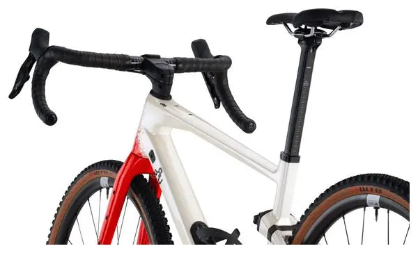 Vélo de Gravel BMC URS 01 Four Sram Rival eTap AXS/GX Eagle 12V 700 mm Blanc Pearl JARDINS LOISIRS