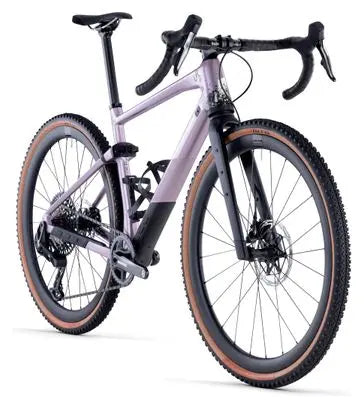 Vélo de Gravel BMC URS 01 LT One Sram Force eTap AXS / GX Eagle AXS 12V 700 mm Violet Pearl 2024 JARDINS LOISIRS