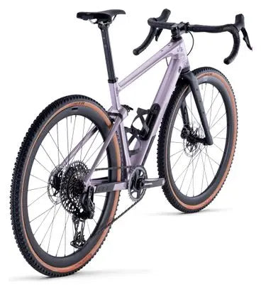 Vélo de Gravel BMC URS 01 LT One Sram Force eTap AXS / GX Eagle AXS 12V 700 mm Violet Pearl 2024 JARDINS LOISIRS