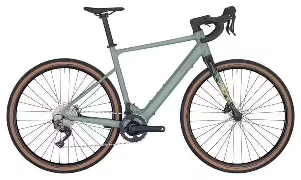 Vélo de Gravel Électrique Bergamont E-Grandurance 7 Shimano GRX 11V 360Wh 700 mm Vert 2025 JARDINS LOISIRS