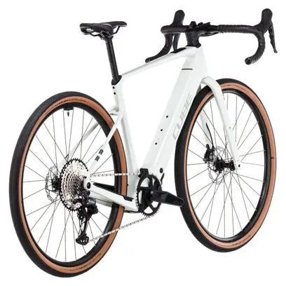 Vélo de Gravel Électrique Cube Nuroad Hybrid C:62 Race 400X Shimano GRX 12V 400 Wh 700 mm Gris Vert Desertstone 2025 JARDINS LOISIRS