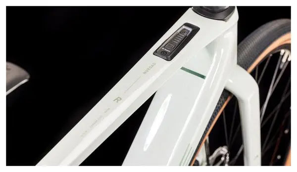 Vélo de Gravel Électrique Cube Nuroad Hybrid C:62 Race 400X Shimano GRX 12V 400 Wh 700 mm Gris Vert Desertstone 2025 JARDINS LOISIRS