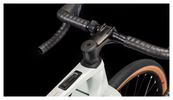 Vélo de Gravel Électrique Cube Nuroad Hybrid C:62 Race 400X Shimano GRX 12V 400 Wh 700 mm Gris Vert Desertstone 2025 JARDINS LOISIRS