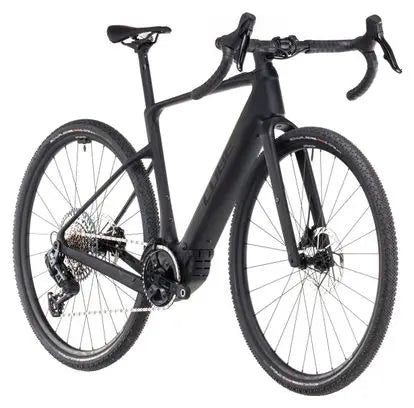 Vélo de Gravel Électrique Cube Nuroad Hybrid C:62 SLX 400X Sram Rival eTap AXS/Sram GX Eagle AXS 12V 400 Wh 700 mm Noir Carbon 2025 JARDINS LOISIRS