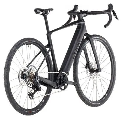 Vélo de Gravel Électrique Cube Nuroad Hybrid C:62 SLX 400X Sram Rival eTap AXS/Sram GX Eagle AXS 12V 400 Wh 700 mm Noir Carbon 2025 JARDINS LOISIRS