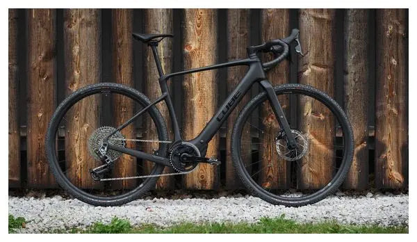 Vélo de Gravel Électrique Cube Nuroad Hybrid C:62 SLX 400X Sram Rival eTap AXS/Sram GX Eagle AXS 12V 400 Wh 700 mm Noir Carbon 2025 JARDINS LOISIRS
