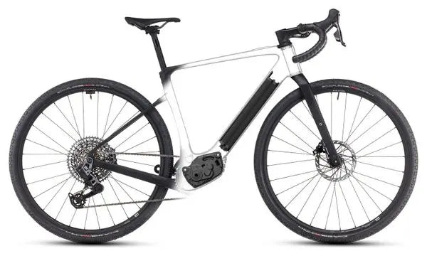 Vélo de Gravel Électrique Cube Nuroad Hybrid C:62 SLX 400X Sram Rival eTap AXS/Sram GX Eagle AXS 12V 400 Wh 700 mm Noir Carbon 2025 JARDINS LOISIRS