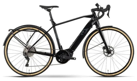 Vélo de Gravel Electrique Raymon GravelRay E 6.5 Street Shimano GRX 11V 410Wh 700mm Noir JARDINS LOISIRS