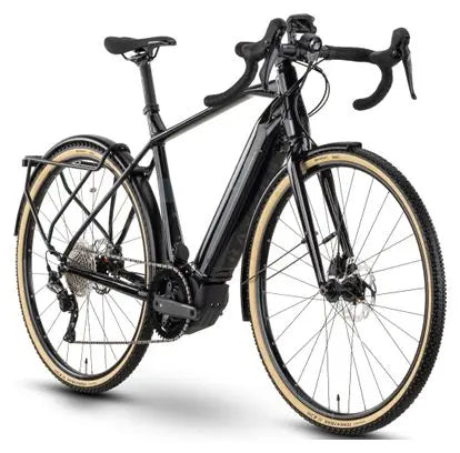 Vélo de Gravel Electrique Raymon GravelRay E 6.5 Street Shimano GRX 11V 410Wh 700mm Noir JARDINS LOISIRS