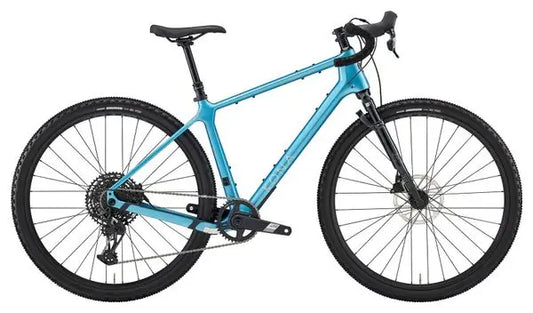 Vélo de Gravel Kona Ouroboros Sram Apex 12V 700mm Bleu 2024 JARDINS LOISIRS